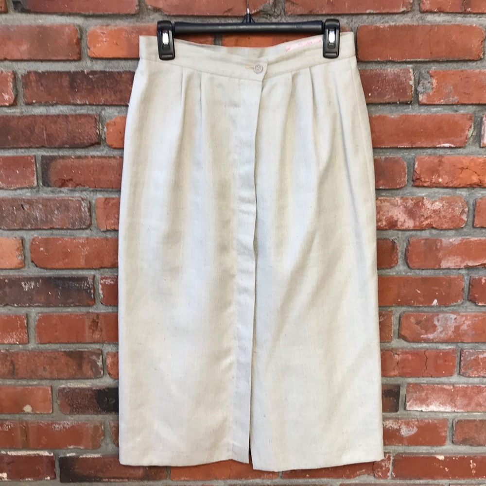 Vintage Giorgio Saint Angelo Linen Skirt